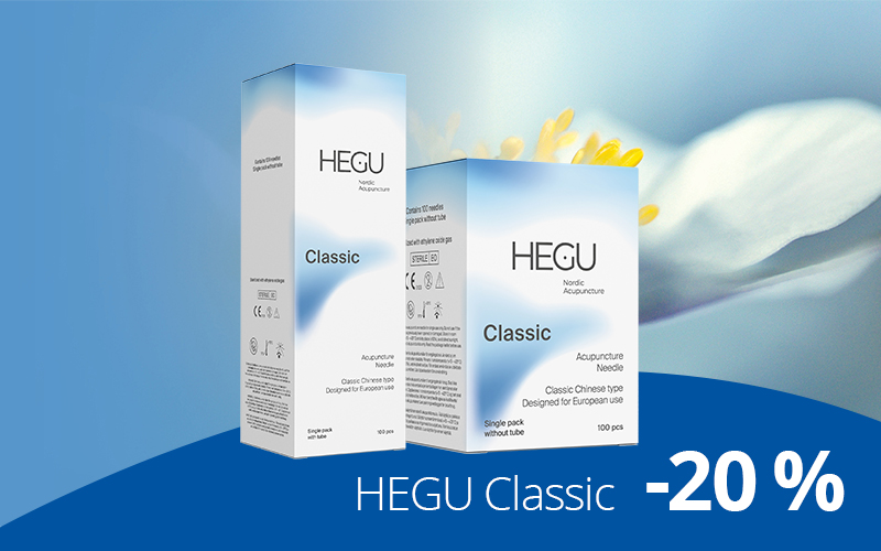 hegu, classic, kinesisk nåle, akupunkturnåler, kampanje, rehab, fysiopartner, fysioterapi