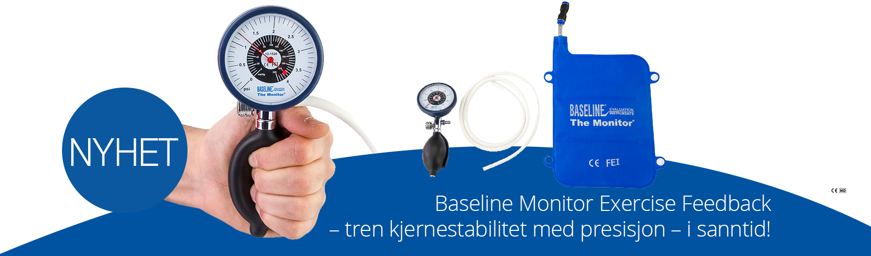 baseline monitor, trykkmåler, fysiopartner