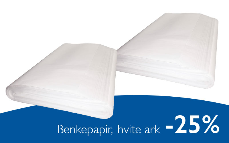 Benkepapir, hvite